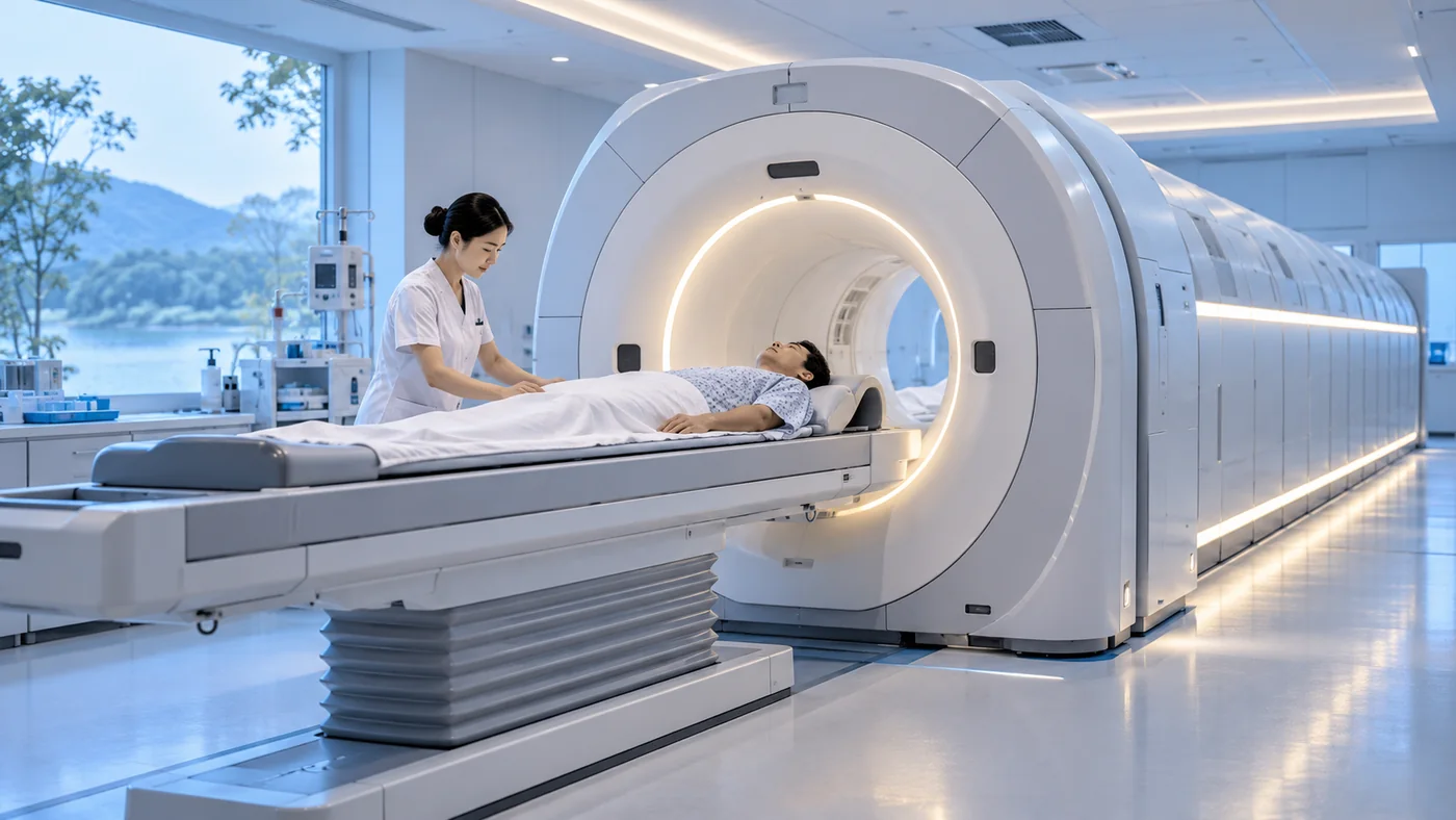 Illustrative total-body PET CT scanner
